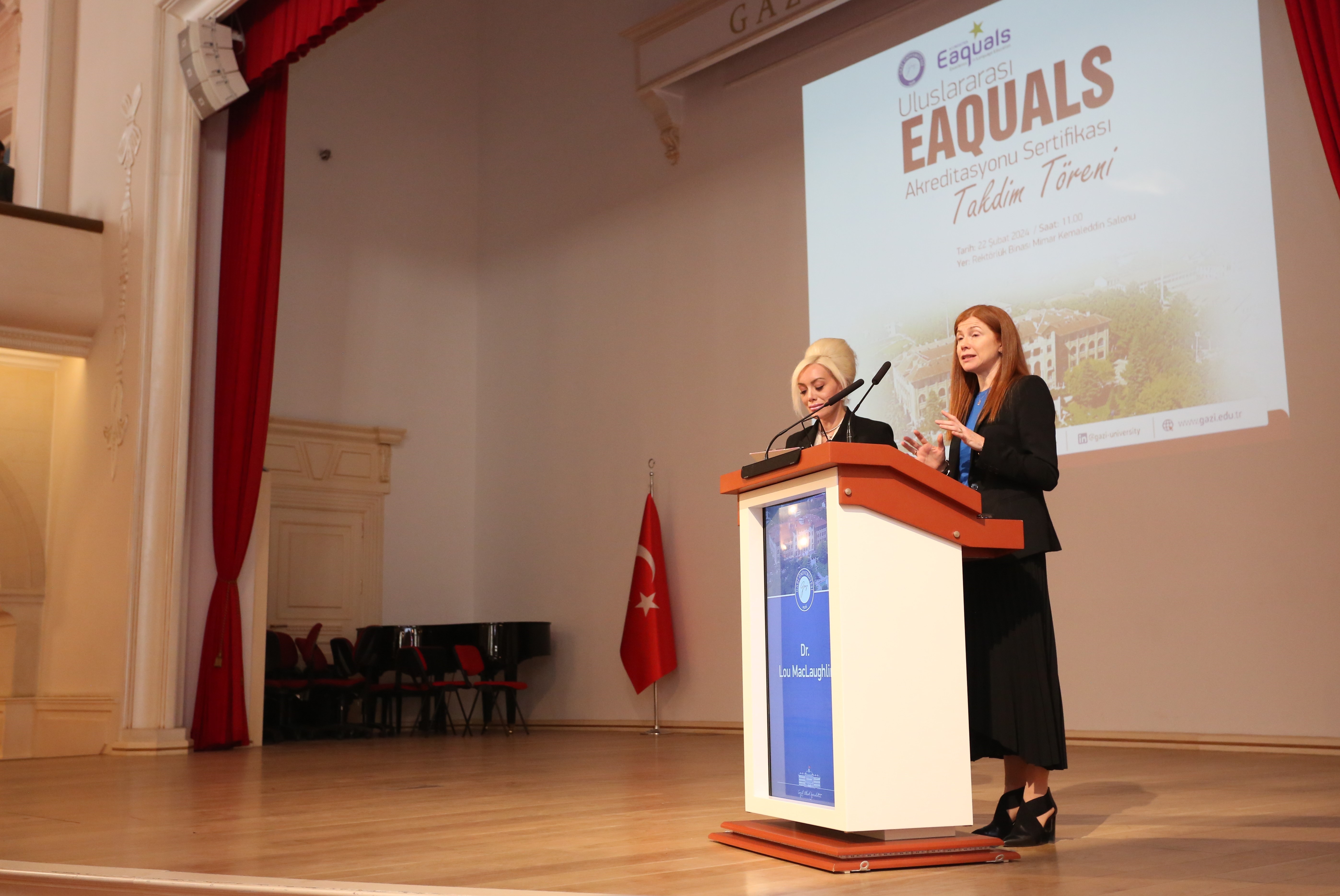Uluslararası EAQUALS Akreditasyonu Sertifikası Takdim Töreni -1