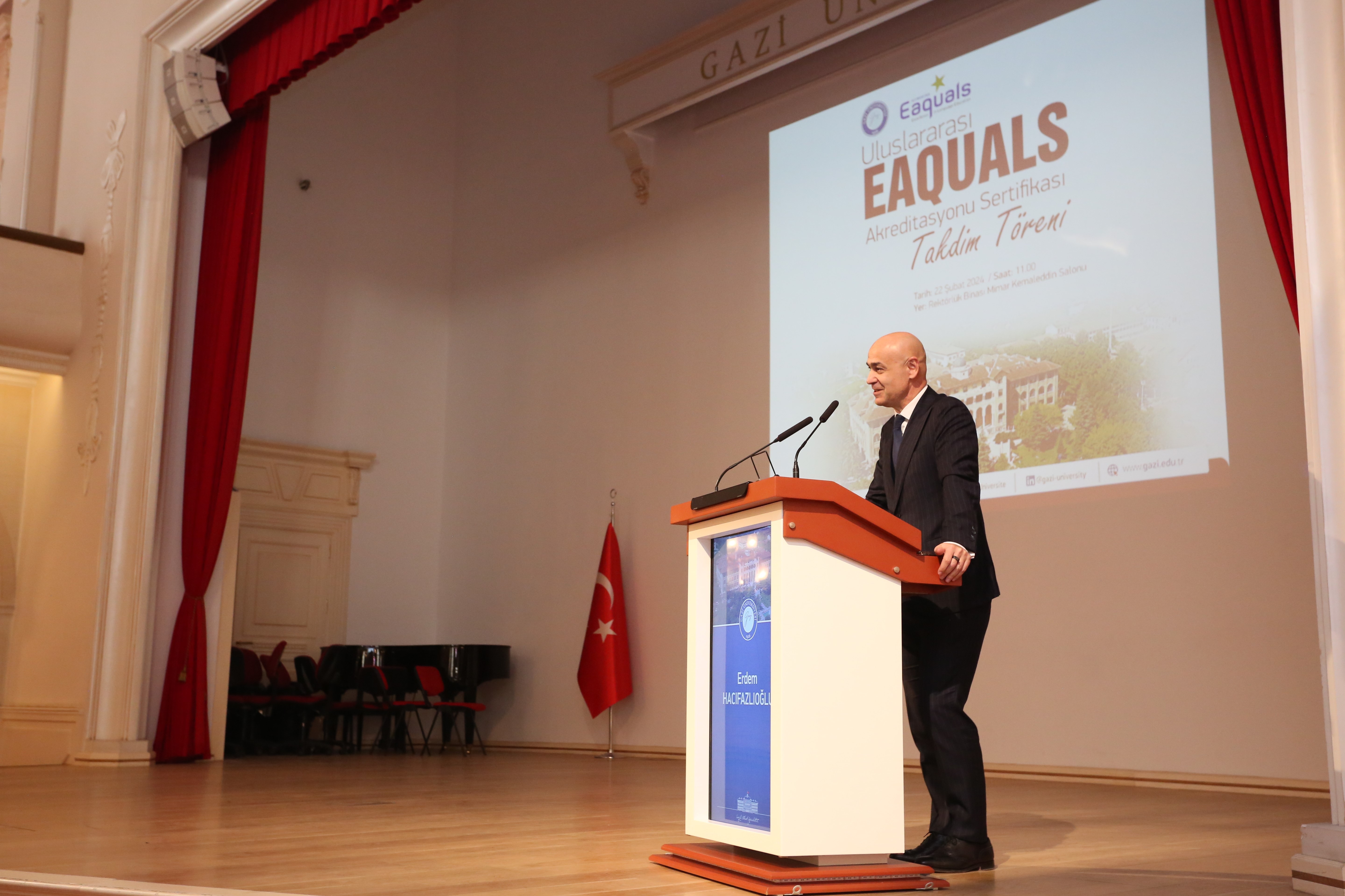 Uluslararası EAQUALS Akreditasyonu Sertifikası Takdim Töreni -1