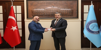 Rekabet Kurumu Başkan Yardımcısı Haluk Recai Bostan, Rektörümüz Prof. Dr. Musa Yıldız’ı Ziyaret Etti