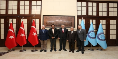 Mühendislik Fakültesi Dekanı Prof. Dr. Murat Mollamahmutoğlu, Rektörümüz Prof. Dr. Musa Yıldız’ı Ziyaret Etti