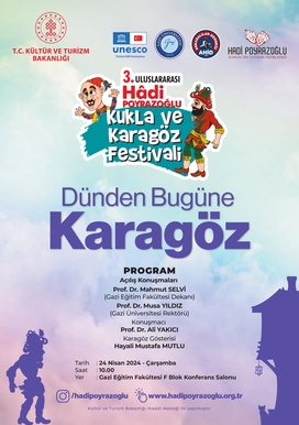 3. Uluslararası Hadi Poyrazoğlu Kukla ve Karagöz Festivali
