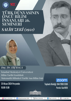 Türk Dünyasının Öncü Bilim İnsanları 26. Semineri Salih Zeki