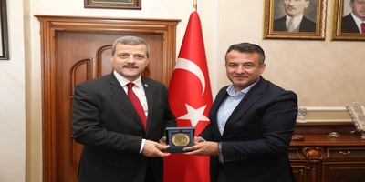 Rektörümüz Prof. Dr. Musa Yıldız, Samsun Büyükşehir Belediye Başkanı Halit Doğan’ı Ziyaret Etti