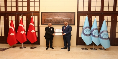 Türk Yerel Hizmet Sendikası Genel Başkanı  Tuncay Erden, Rektörümüz Prof. Dr. Musa Yıldız’ı Ziyaret Etti