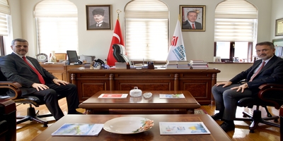Rektörümüz Prof. Dr. Musa Yıldız, Fatih Sultan Mehmet Vakıf Üniversitesi Rektörü Prof. Dr. Nevzat Şimşek’i Ziyaret Etti