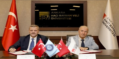 Üniversitemiz ile Ankara Hacı Bayram Veli Üniversitesi Arasında İş Birliği Protokolü İmzalandı