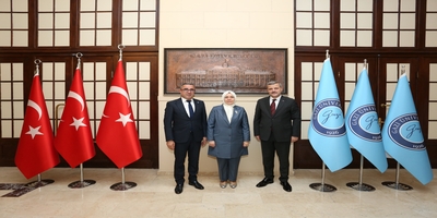 Milli Eğitim Bakanlığı Bakan Yardımcısı Doç. Dr. Celile Eren Ökten, Rektörümüz Prof. Dr. Musa Yıldız’ı Ziyaret Etti