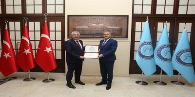 Sinop Üniversitesi Rektörü Prof. Dr. Şakir Taşdemir, Rektörümüz Prof. Dr. Musa Yıldız’ı Ziyaret Etti