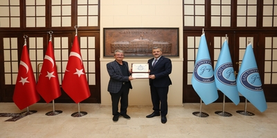 Devlet Eski Bakanı Dr. Reşat Doğru, Rektörümüz Prof. Dr. Musa Yıldız’ı Ziyaret Etti