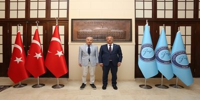 Ankara Hacı Bayram Veli Üniversitesi Rektörü Prof. Dr. Mehmet Naci Bostancı, Rektörümüz Prof. Dr. Uğur Ünal’ı Ziyaret Etti