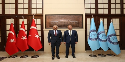 Emniyet Genel Müdür Yardımcısı Dr. Ömer Urhal Rektörümüz Prof. Dr. Uğur Ünal'ı Ziyaret Etti