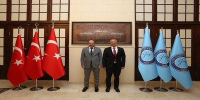 Erzurum Teknik Üniversitesi Rektörü Prof. Dr. Bülent Çakmak, Rektörümüz Prof. Dr. Uğur Ünal'ı Ziyaret Etti