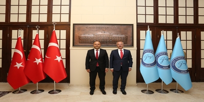 Türk-Alman Üniversitesi Rektörü Prof. Dr. Cemal Yıldız, Rektörümüz Prof. Dr. Uğur Ünal'ı Ziyaret Etti