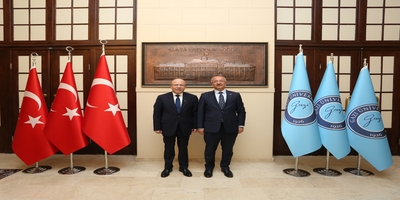Büyükelçi Ömer Faruk Doğan, Rektörümüz Prof. Dr. Uğur Ünal'ı Ziyaret Etti