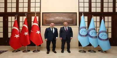 Kayseri Üniversitesi Rektörü Prof. Dr. Kurtuluş Karamustafa, Rektörümüz Prof. Dr. Uğur Ünal'ı Ziyaret Etti
