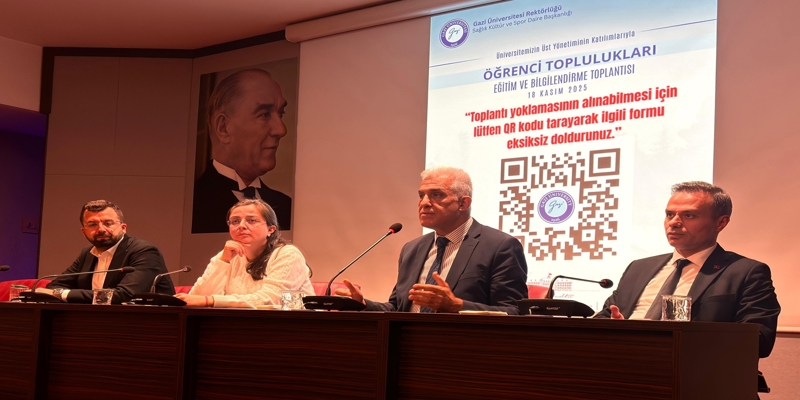 Öğrenci Toplulukları Eğitim ve Bilgilendirme Toplantısı Yapıldı