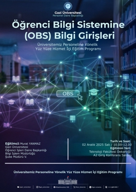 Öğrenci Bilgi Sistemine (OBS) Bilgi Girişleri