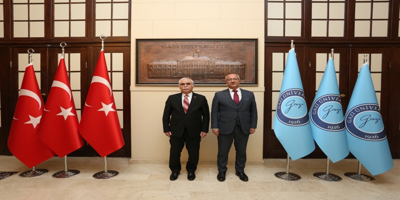 Anayasa Mahkemesi Başkanı Kadir Özkaya, Rektörümüz Prof. Dr. Uğur Ünal’ı Ziyaret Etti