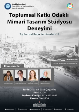 Toplumsal Katkı Odaklı Mimari Tasarım Stüdyosu Deneyimi