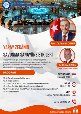 Panel: Yapay Zekanın Savunma Sanayiine Etkileri