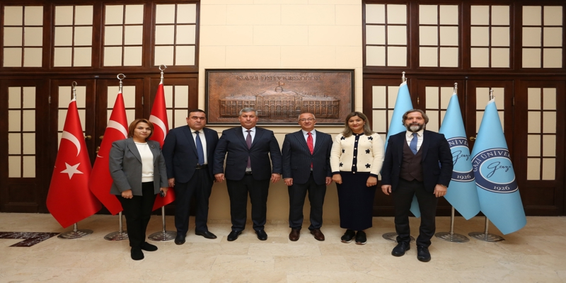 Özbekistan Buhara Devlet Pedagoji Enstitüsü Rektörü Prof. Dr. Bahodir Ma’murov, Rektörümüz Prof. Dr. Uğur Ünal’ı Ziyaret Etti