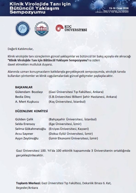 Klinik Virolojide Tanı için Bütüncül Yaklaşım Sempozyumu