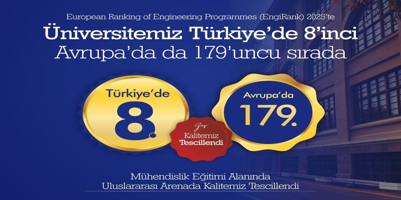 Gazi Üniversitesi Mühendislik Eğitimi Alanında Avrupa’nın En İyileri Arasında 