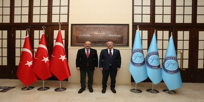 Çalışma ve Sosyal Güvenlik Eski Bakanı ve Ankara Milletvekili Prof. Dr. Vedat Bilgin, Rektörümüz Prof. Dr. Uğur Ünal’ı Ziyaret Etti