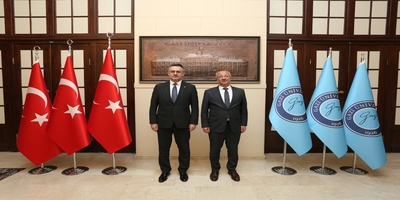 Bursa Teknik Üniversitesi Rektörü Prof. Dr. Naci Çağlar, Rektörümüz Prof. Dr. Uğur Ünal’ı Ziyaret Etti