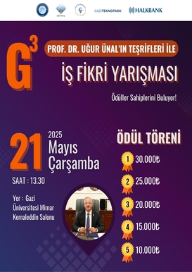 G3 İş Fikri Yarışması  Ödül Töreni
