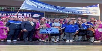21. "Üniversiteler Halk Dansları Yarışması”nda Gazi Üniversitesi Türkiye Birincisi, Türkiye İkincisi ve Türkiye Üçüncüsü Oldu