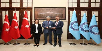 Azerbaycan Devlet Pedagoji Üniversitesi Rektörü Prof. Dr. Cafer Caferov ve Heyeti, Rektörümüz Prof. Dr. Uğur Ünal’ı Ziyaret Etti