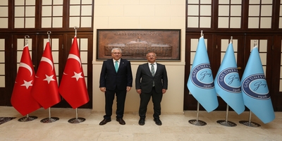 Ege Üniversitesi Rektörü Prof. Dr. Necdet Budak, Rektörümüz Prof. Dr. Uğur Ünal’ı Ziyaret Etti
