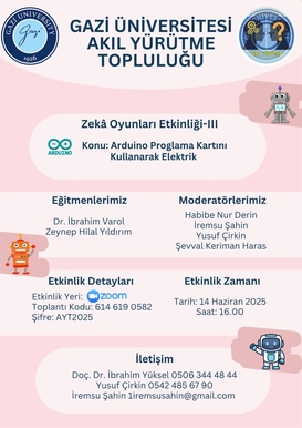 Zeka Oyunları Etkinliği - III