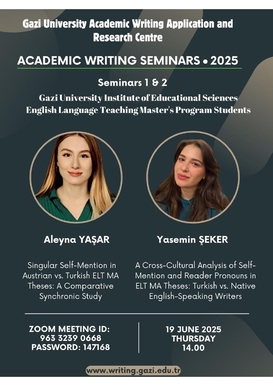 Academic Writing Seminars 2025