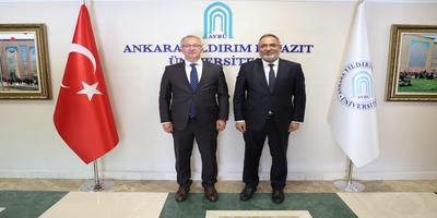Rektörümüz Prof. Dr. Uğur Ünal, Ankara Yıldırım Beyazıt Üniversitesi Rektörü Prof. Dr. Ali Cengiz Köseoğlu’nu Ziyaret Etti