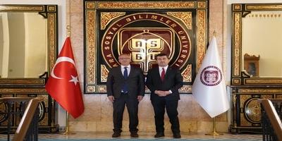 Rektörümüz Prof. Dr. Uğur Ünal, Ankara Sosyal Bilimler Üniversitesi Rektörü Prof. Dr. Musa Kazım Arıcan’ı Ziyaret Etti