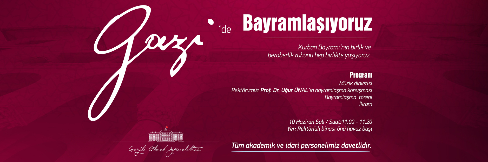 Bayramlaşıyoruz