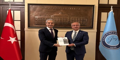 Dışişleri Bakanlığı Bilim ve Teknoloji Politikaları Genel Müdürü Büyükelçi Hami Aksoy, Rektörümüz Prof. Dr. Uğur Ünal’ı Ziyaret Etti