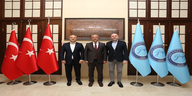Kamu İhale Kurumu Başkan Yardımcısı Abdulsamet Korkmaz, Rektörümüz Prof. Dr. Uğur Ünal’ı Ziyaret Etti