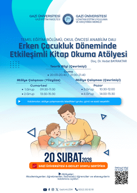 Erken Çocukluk Döneminde Etkileşimli Kitap Okuma Atölyesi