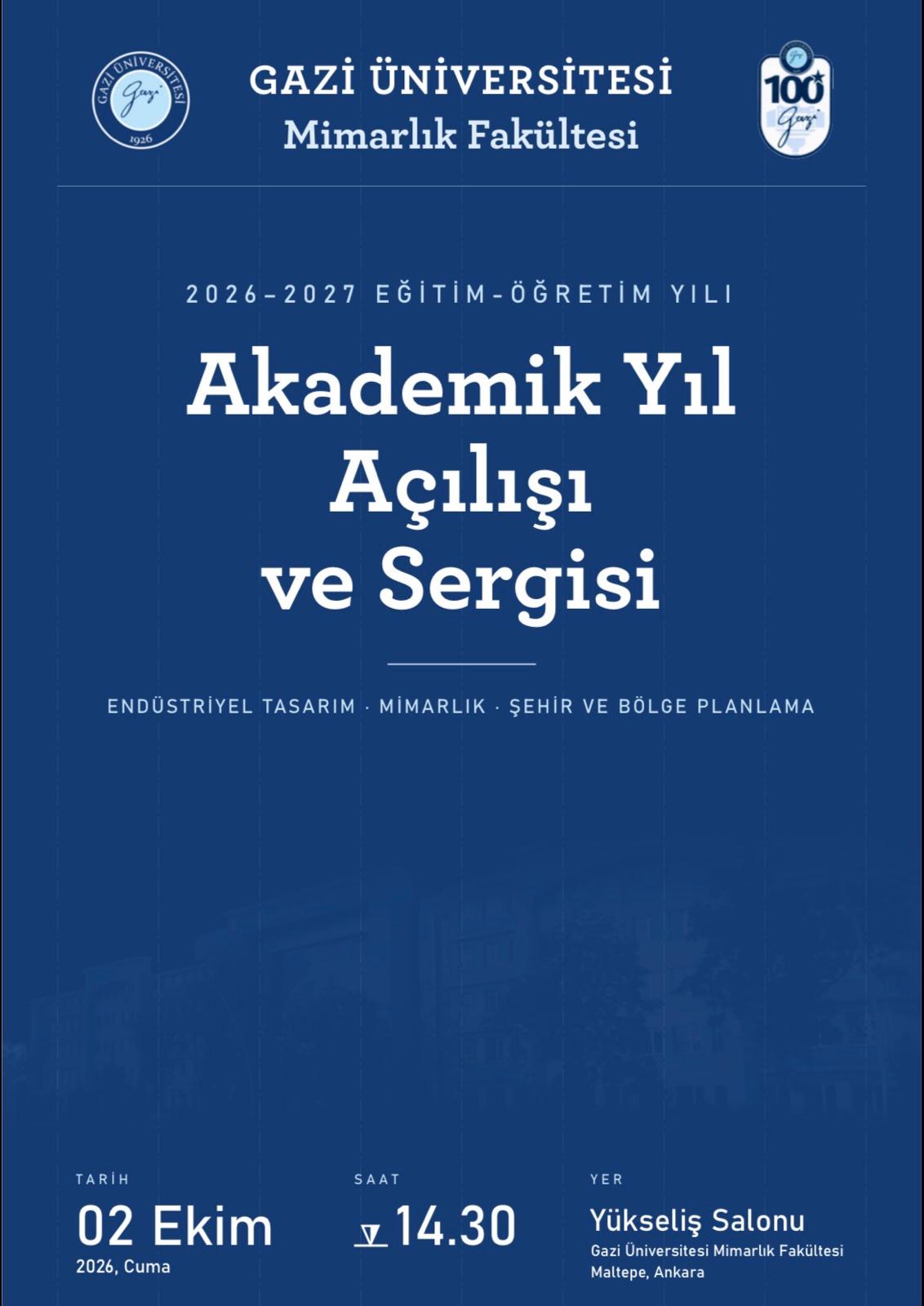 Mimarlık Akademik Açılış 26-27