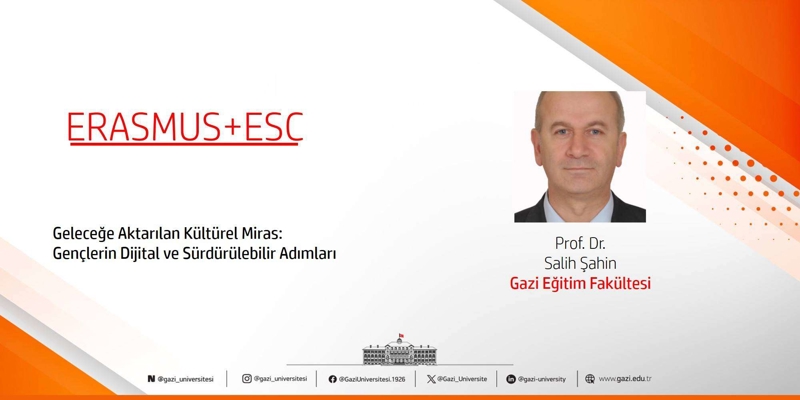 Prof. Dr. Salih Şahin’in ERASMUS+ESC Projesi Kabul Edildi