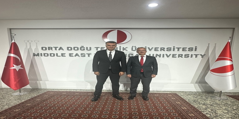 Rektörümüz Prof. Dr. Uğur Ünal, ODTÜ Rektörü Prof. Dr. Ahmet Yozgatlıgil’i Ziyaret Etti