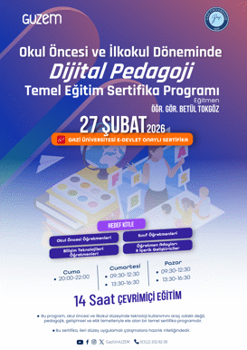 Okul Öncesi ve İlkokul Döneminde Dijital Pedagoji Temel Eğitim Sertifika Programı