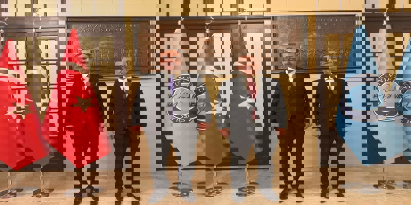 Çankırı Karatekin Üniversitesi Rektörü Prof. Dr. Mevlüt Karataş, Rektörümüz Prof. Dr. Uğur Ünal’ı Ziyaret Etti