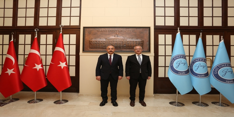 Ankara İl Milli Eğitim Müdürü Murat Küçükali, Rektörümüz Prof. Dr. Uğur Ünal’ı Ziyaret Etti