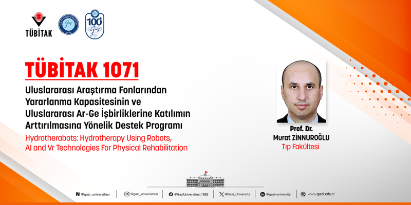 Prof. Dr. Murat Zinnuroğlu’nun TUBİTAK 1071 projesinin sözleşmesi imzalandı