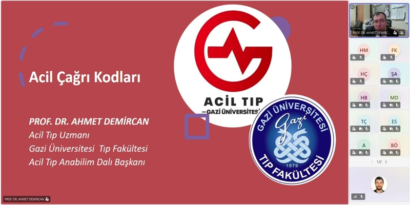 “Mavi Kod, Beyaz Kod, Kırmızı Kod (Acil Çağrı Kodları)” Adlı Hizmet İçi Eğitim Programı Düzenlendi