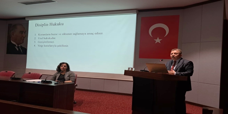 “Öğrenci Disiplin İşlemleri” Konulu Hizmet İçi Eğitim Düzenlendi